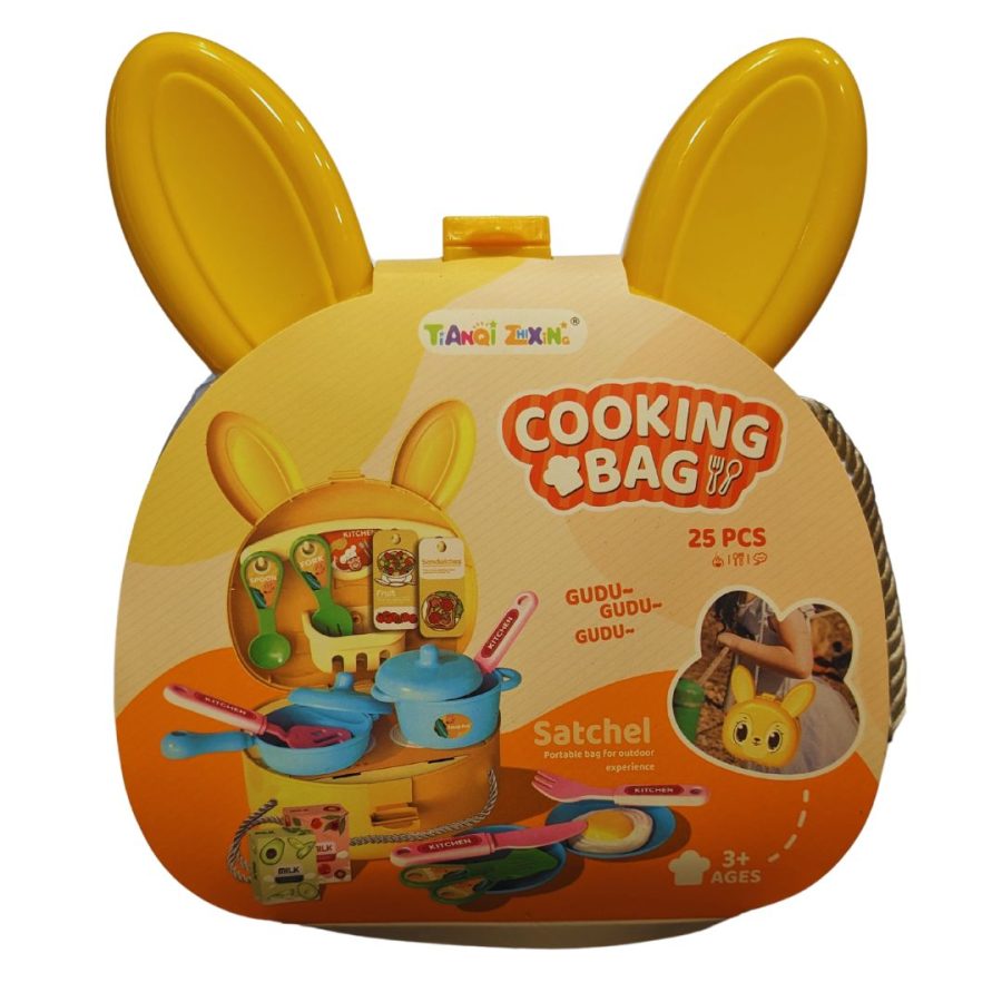 Cooking Bag Satchel Βαλίτσα Με Κουζινικά και Πάγκο (25 Αξεσουάρ)