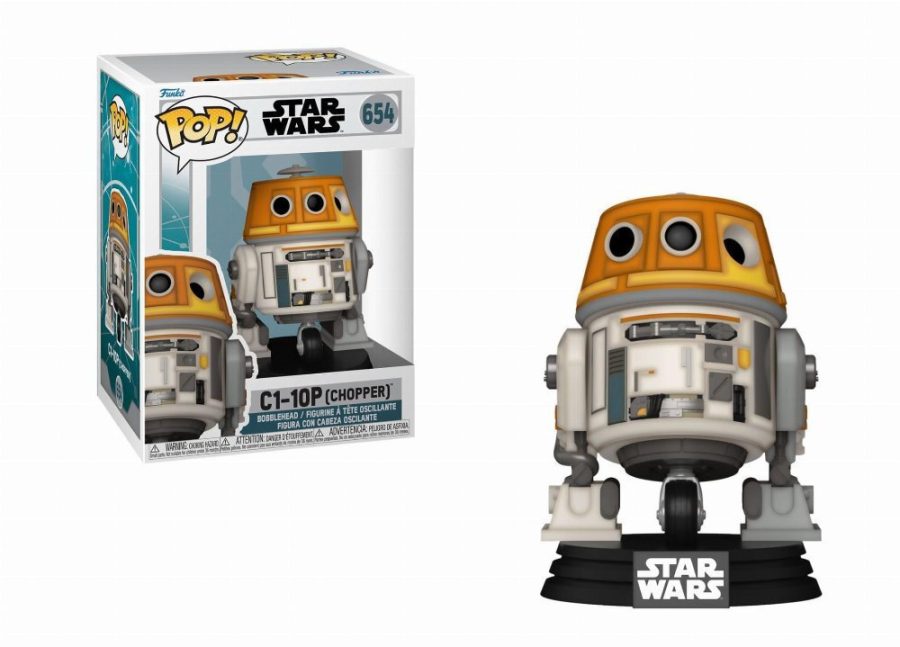 Funko Pop! Television: Star Wars: Ahsoka - C1-10P (Chopper) #654