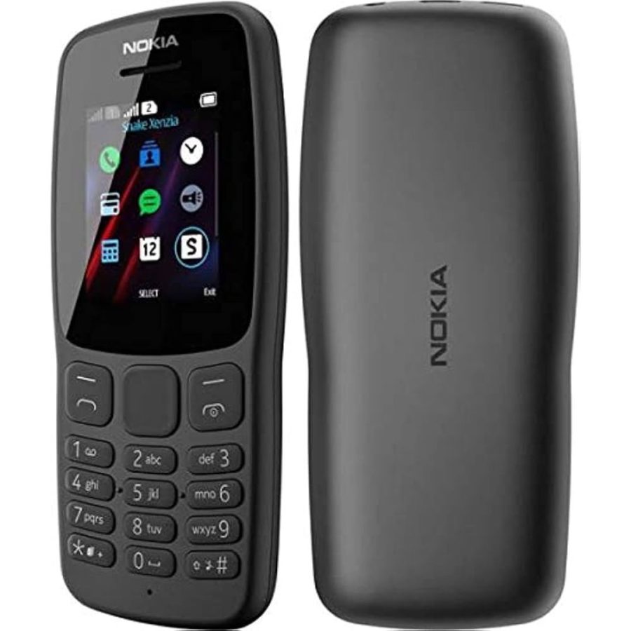 απλό κινητό Nokia 106 Dual SIM μαύρο