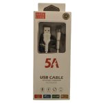 Data Line Καλώδιο Φόρτισης USB To Micro USB Data Cable 3.0A 1m Λευκό