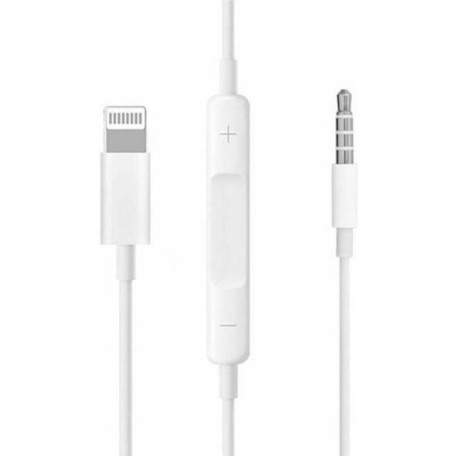 Lightning Cable to 3.5mm Λευκό 1m Καλώδιο