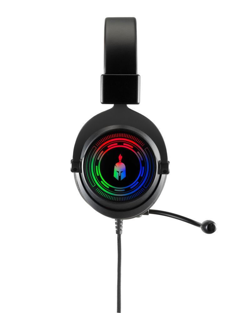 Spartan Gear - Myrmidon 3 Wired Headset (compatible with PC, PS4, PS5, XB1, Xbox series X/S, NSW) Black