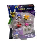 PMI Sonic Prime Collectible Figures 5 Pack Blister - 1 Rare Hidden Character - (τυχαία επιλογή) (SON2040)