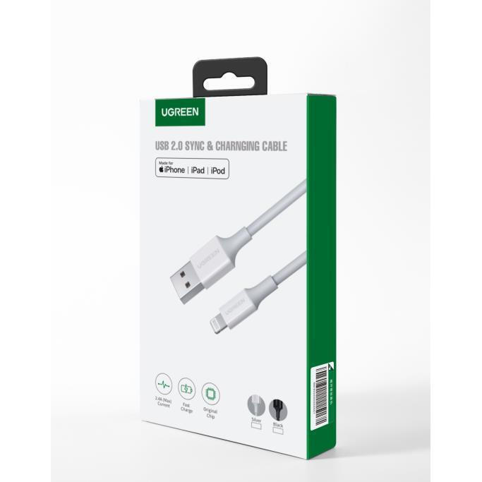 Charging Cable MFI UGREEN US155 i6 White 1m 20728 2.4A