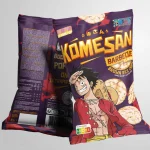 ONE PIECE - Komesan 'Rice Crips' - Luffy - 60g - BBQ
