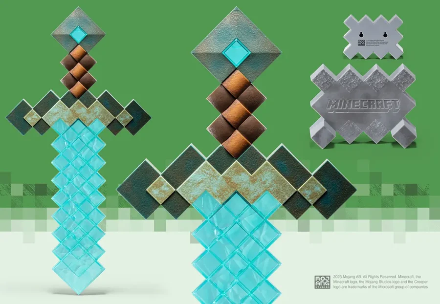MINECRAFT - Diamond Sword - Collector Replica 50 x 25cm