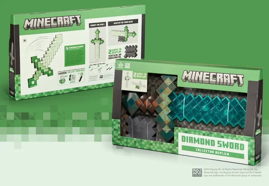 MINECRAFT - Diamond Sword - Collector Replica 50 x 25cm