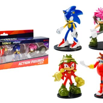 Sonic Prime Articulated Action Figure 4τμχ (τυχαία επιλογή) (SON6040)