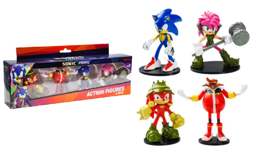 Sonic Prime Articulated Action Figure 4τμχ (τυχαία επιλογή) (SON6040)