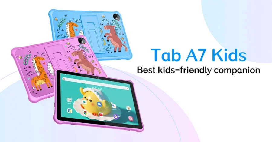 BLACKVIEW tablet Tab A7 Kids, 10.1", 3/64GB, Android 12, 6580mAh, μπλε