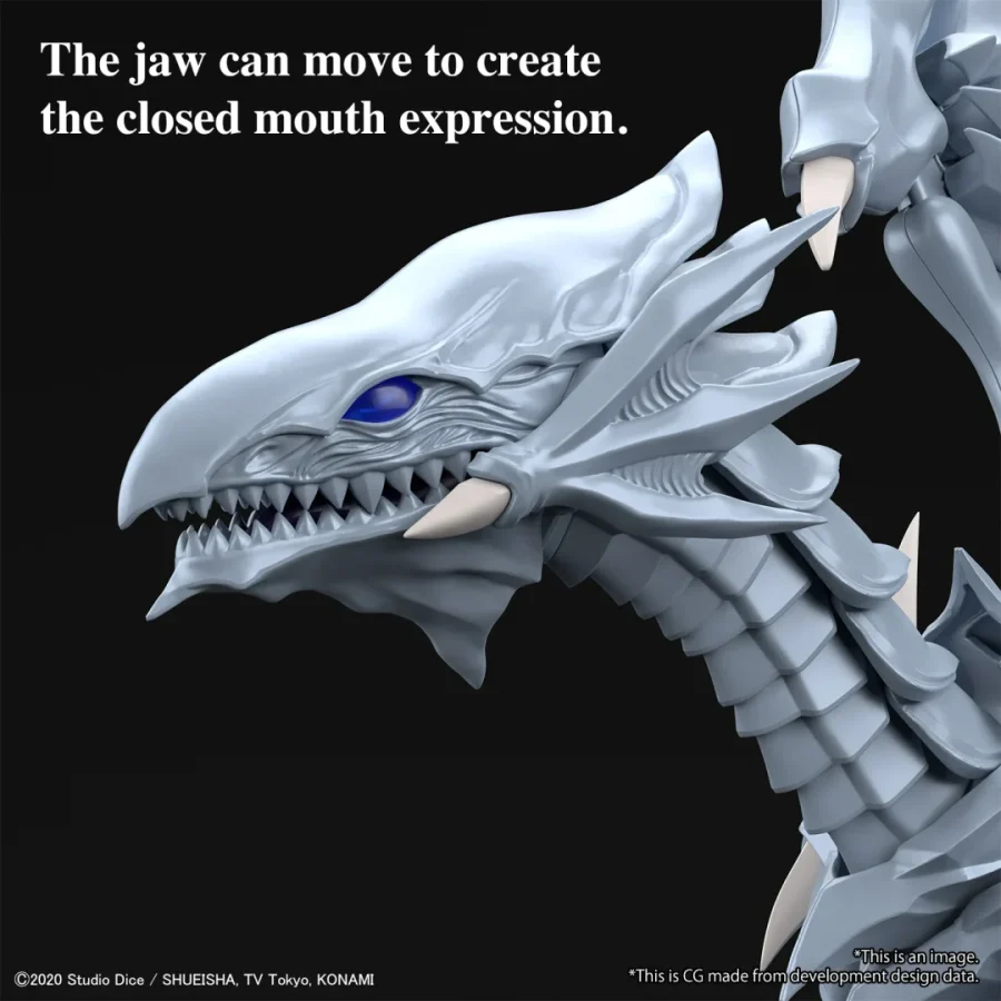 YU-GI-OH - Φιγούρα Δράσης -Rise Standard Amp. Blue-Eyes White Dragon -Model Kit