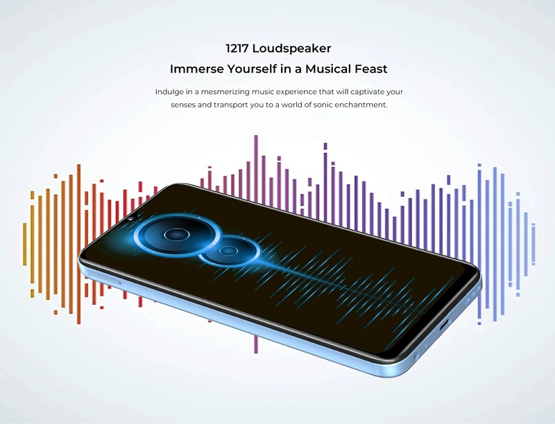 smartphone Oukitel με μεγάλη οθόνη 6.56 HD, οκταπύρηνο επεξεργαστή Android 13