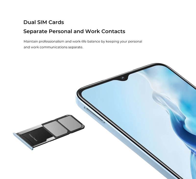 smartphone Oukitel με μεγάλη οθόνη 6.56 HD, οκταπύρηνο επεξεργαστή Android 13