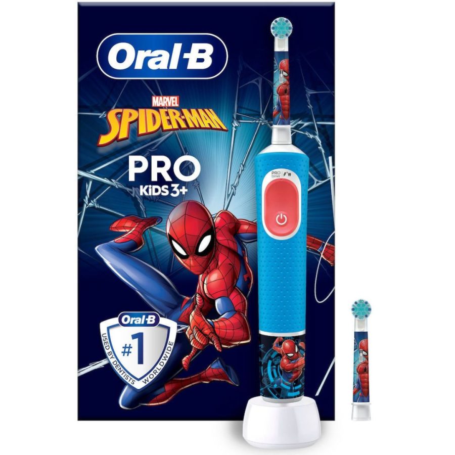 Oral-B - Ηλεκτρική Οδοντόβουρτσα Vitality Pro Kids Spiderman HBOX