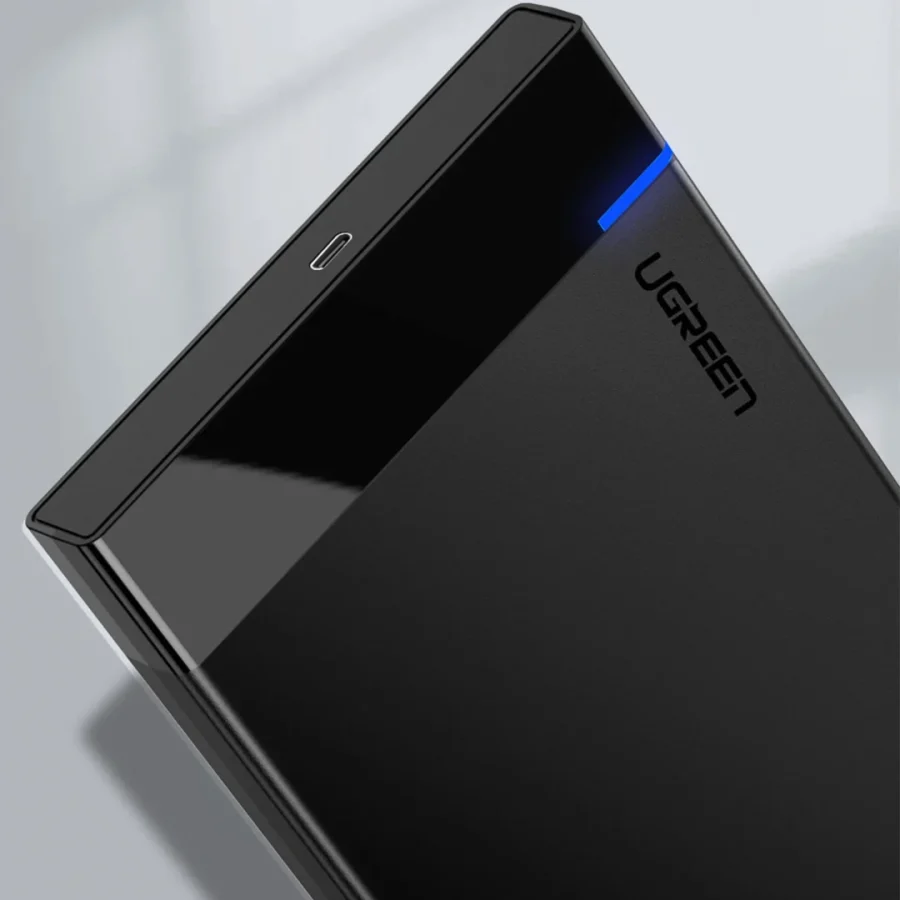 Ugreen Θήκη για Σκληρό Δίσκο Adapter Enclosure for SATA 2.5'' 6TB drive USB-C 3.0 Black US221