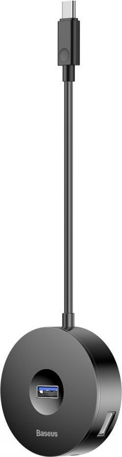 Baseus Round Box USB 3.0 Hub 4 Θυρών με σύνδεση USB-C (CAHUB-G01)