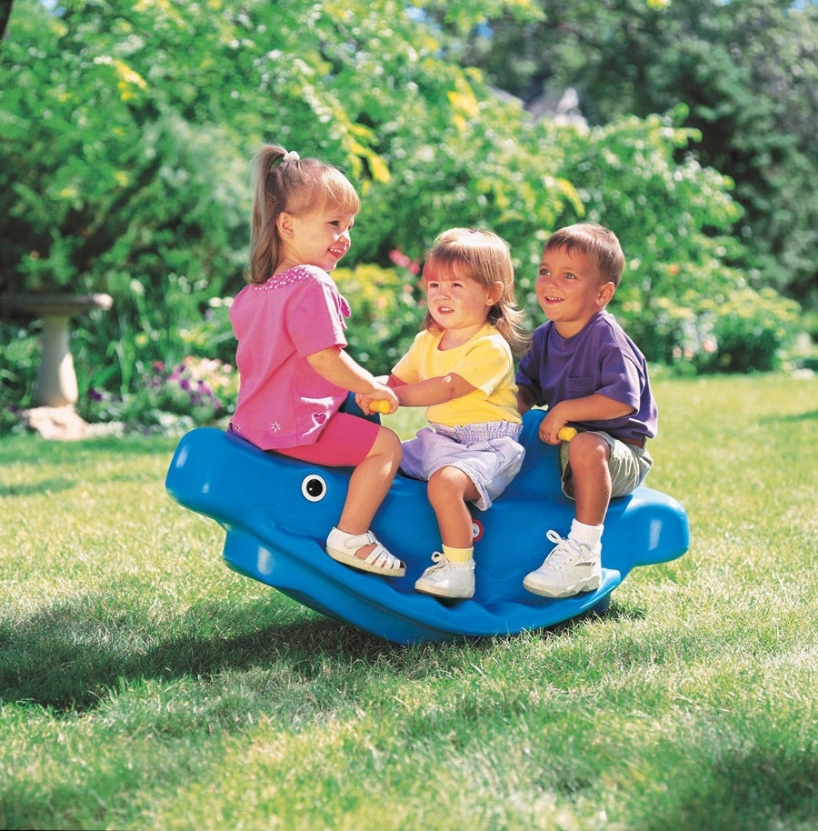 Little Tikes Κουνιστή Τραμπάλα Φαλαινίτσα Μπλε (487910070)