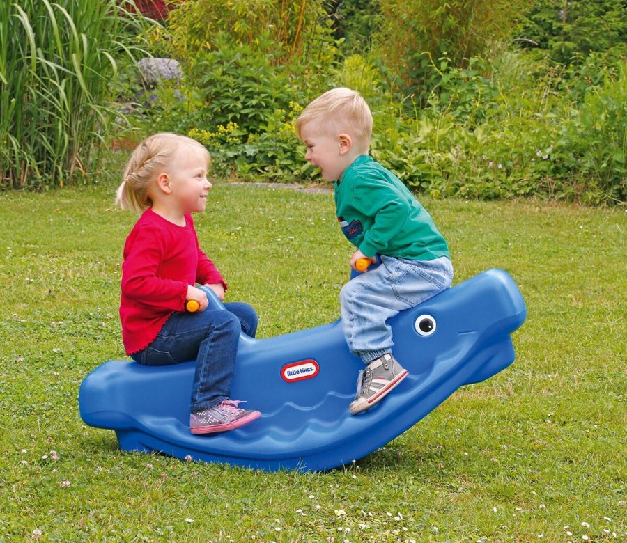 Little Tikes Κουνιστή Τραμπάλα Φαλαινίτσα Μπλε (487910070)