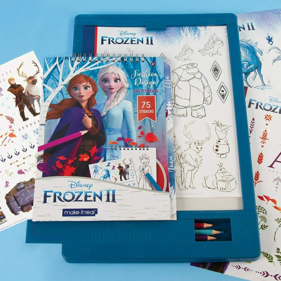 Make it Real Disney Frozen II Fashion Design Tracing Light Table (4254)