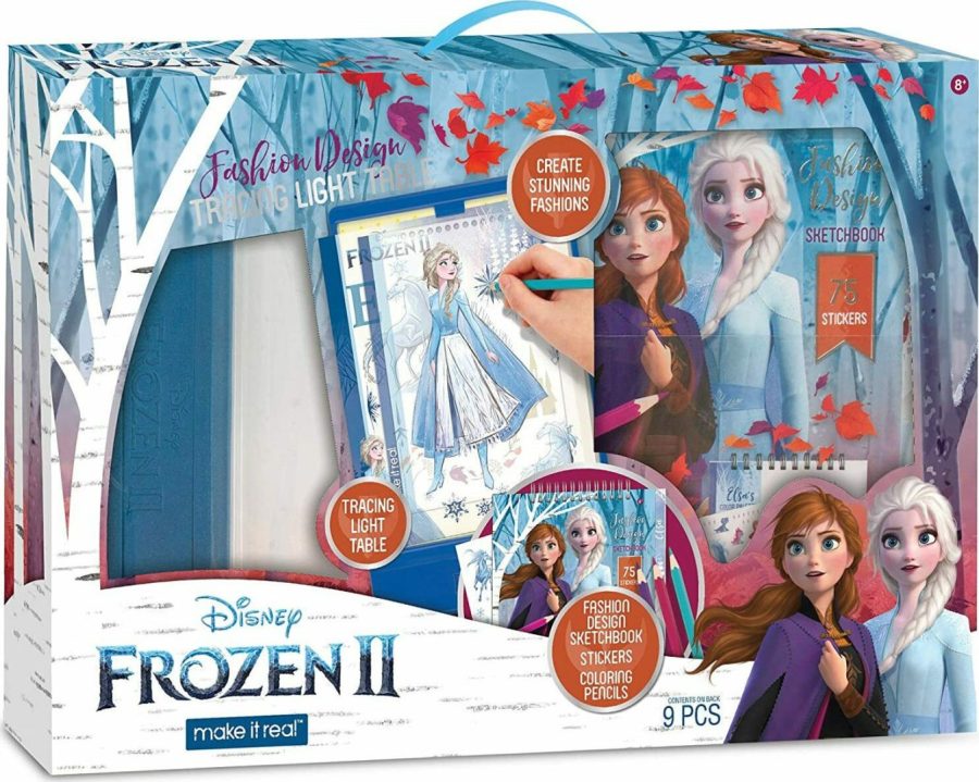 Make it Real Disney Frozen II Fashion Design Tracing Light Table (4254)