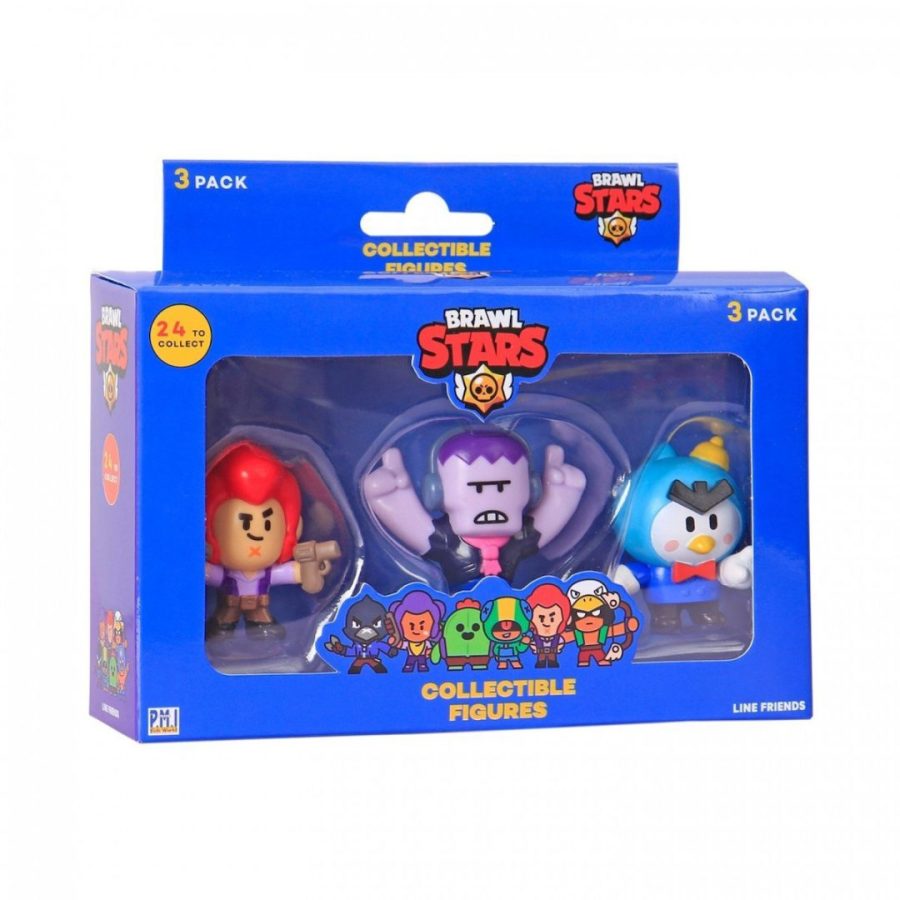 P.M.I. Brawl Stars Collectible Figures - 3 Pack (S1) Φιγούρες (Τυχαία Επιλογή) (BRW2021)