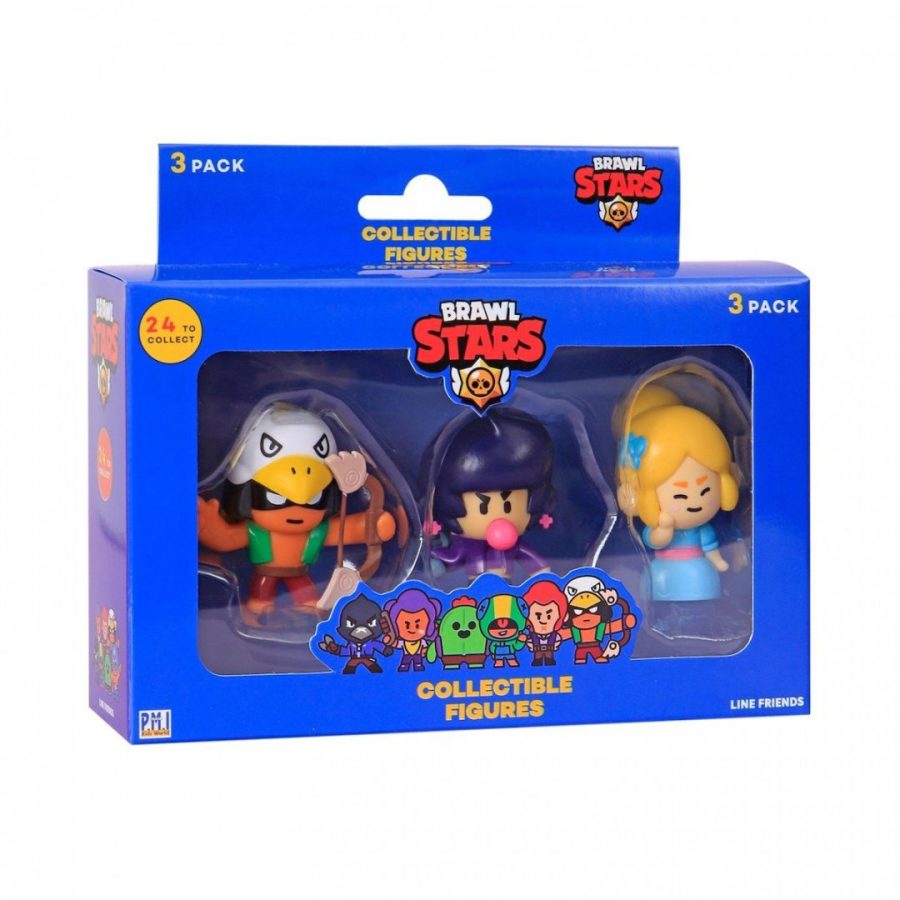 P.M.I. Brawl Stars Collectible Figures - 3 Pack (S1) Φιγούρες (Τυχαία Επιλογή) (BRW2021)