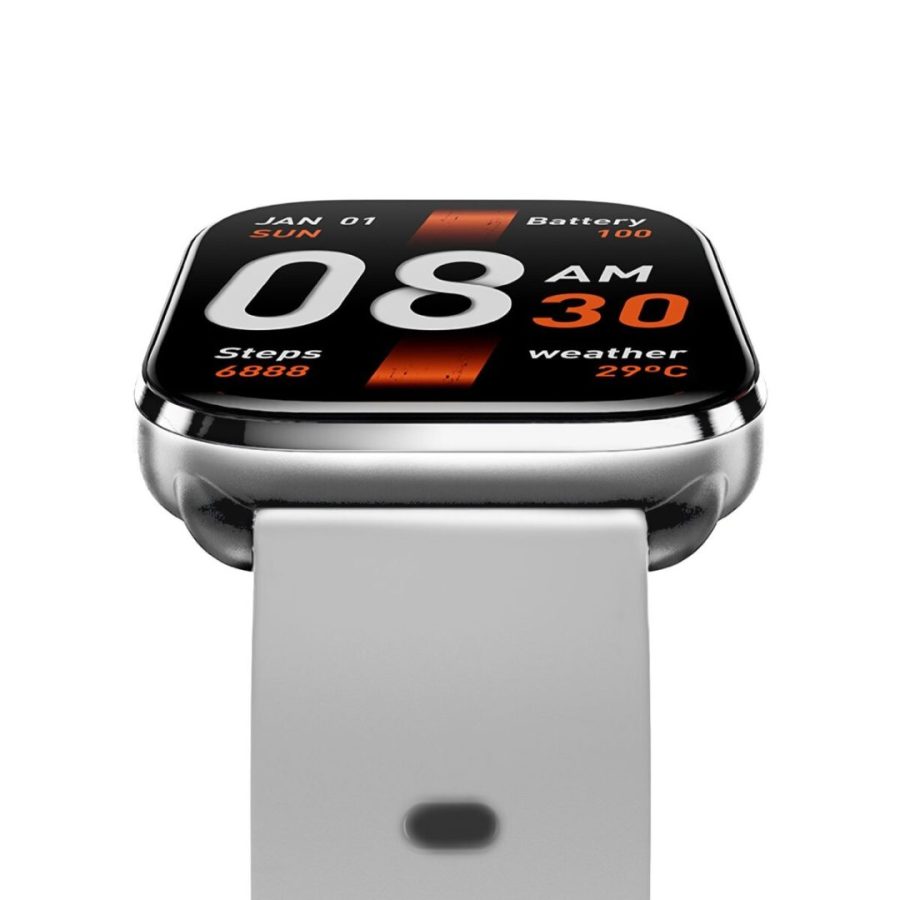 QCY WATCH GS S6 GRAY – 2,02″ LARGE TFT TOUCH, 320×502 60HZ, CALL BT SMART WATCH IPX8 14DAY
