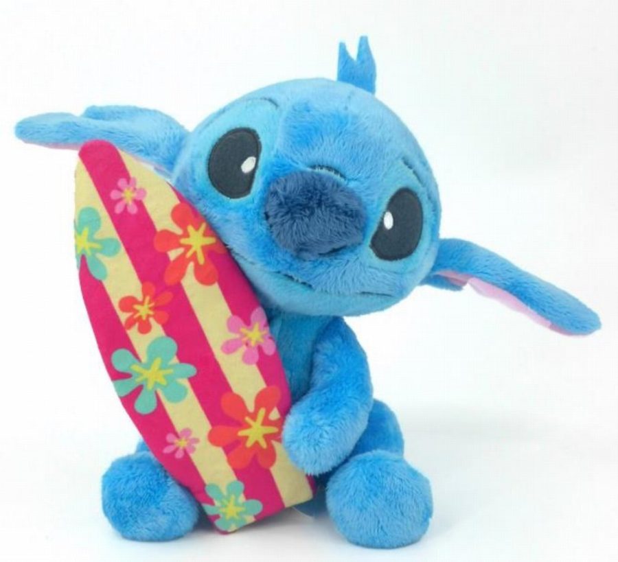 Simba Toys - STITCH - Stitch Plush with Surfboard - Λούτρινο 25cm