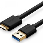 Ugreen Cable USB-A 3.0 - Micro USB-B SuperSpeed 5Gbs 1m black US130
