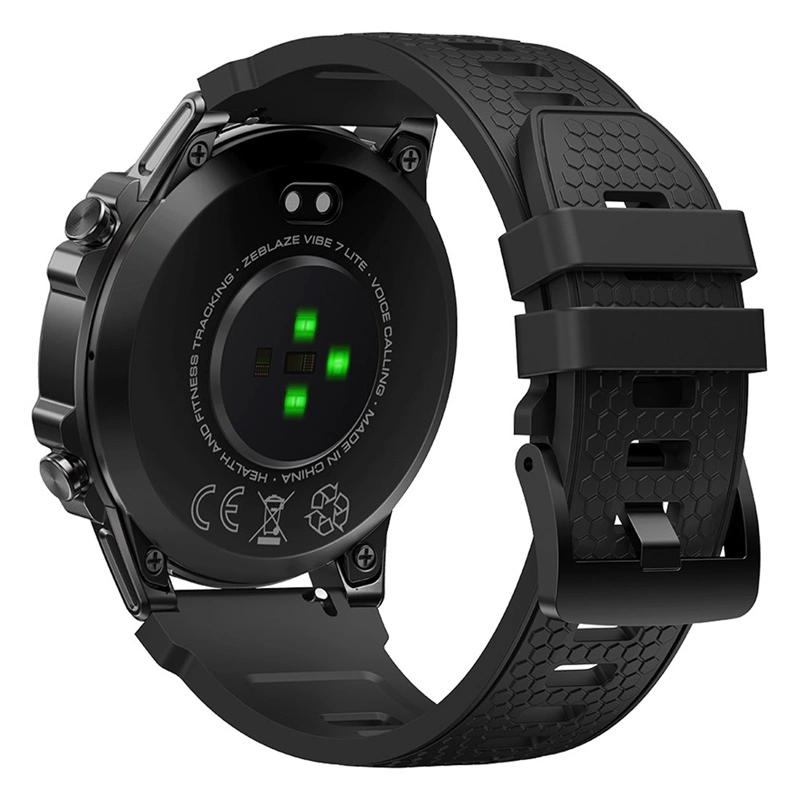 ZEBLAZE smartwatch Vibe 7 Lite, heart rate, 1.47 IPS, 3ATM IP69K, μαύρο