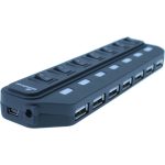 MediaRange Usb Hub 7-Port Usb 2.0 (Black)