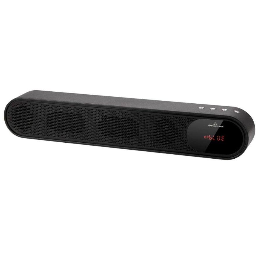 POWERTECH soundbar PT-986, 10W RMS, TWS, FM, 1200mAh, μαύρο
