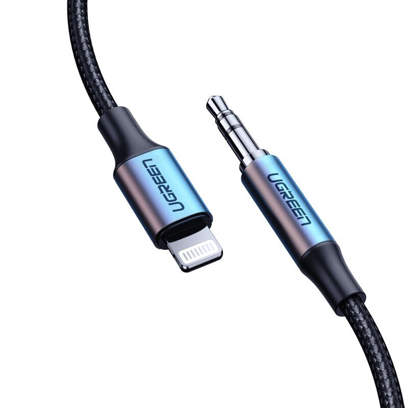 καλώδιο ήχου_ugreen_kalodio_chou_aux_mfi_lightning_3_5_mm_mini_jack_1m_gri_70509