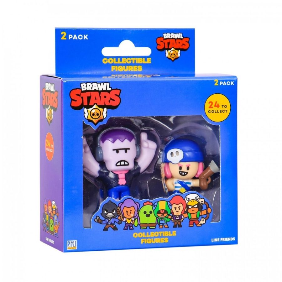 P.M.I. Brawl Stars Collectible Figures - 2 Pack (S1) Φιγούρα (Τυχαία Επιλογή) (BRW2015)