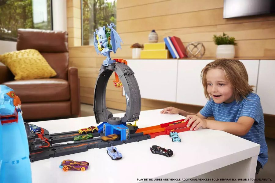 Mattel Hot Wheels City - Πίστα Νυχτερίδα Σετ Παιχνιδιού (HTN78)