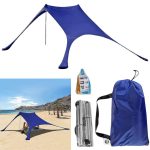 SUMMERtiempo ΣΚΙΑΣΤΡΟ ΠΑΡΑΛΙΑΣ ΕΛΑΣΤΙΚΟ 210x210cm (622970)