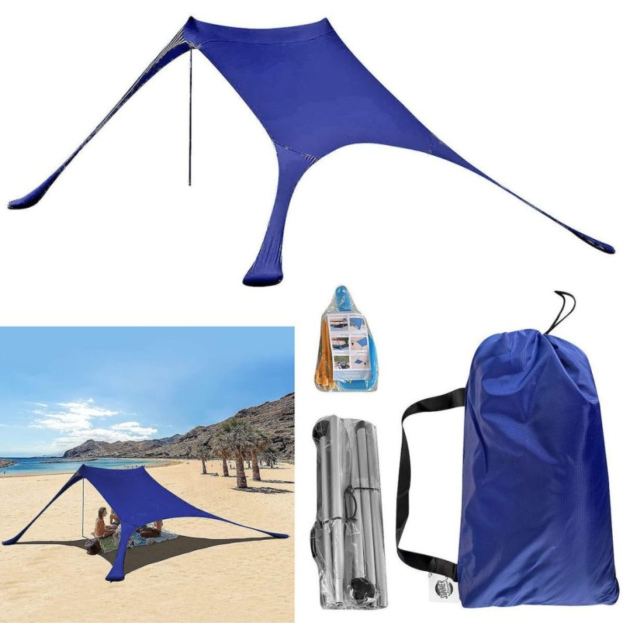 SUMMERtiempo ΣΚΙΑΣΤΡΟ ΠΑΡΑΛΙΑΣ ΕΛΑΣΤΙΚΟ 210x210cm (622970)