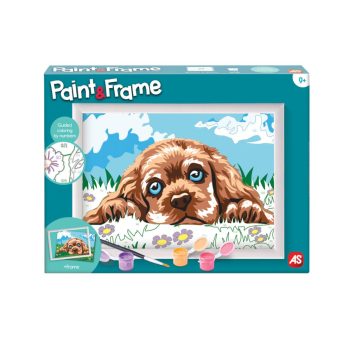 Παιδική Ζωγραφική Σκυλάκι AS Paint & Frame Loving Puppy (1038-41012)