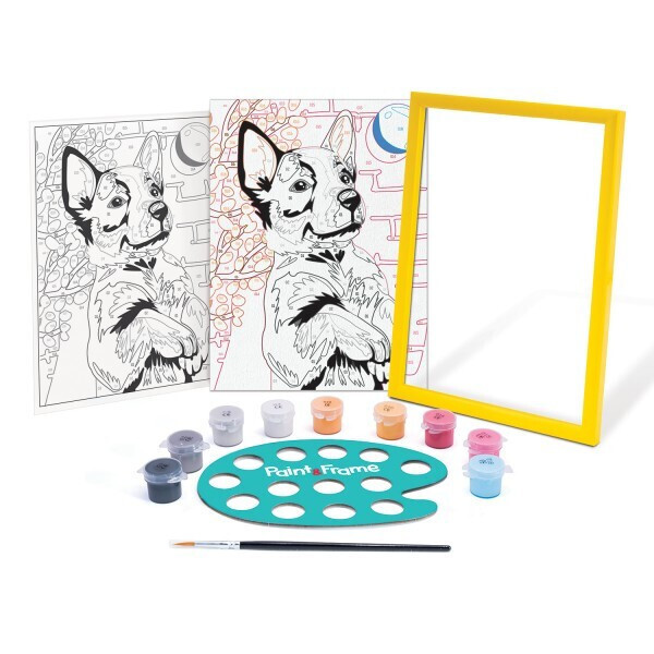 AS Paint & Frame Playful Husky (1038-41013)