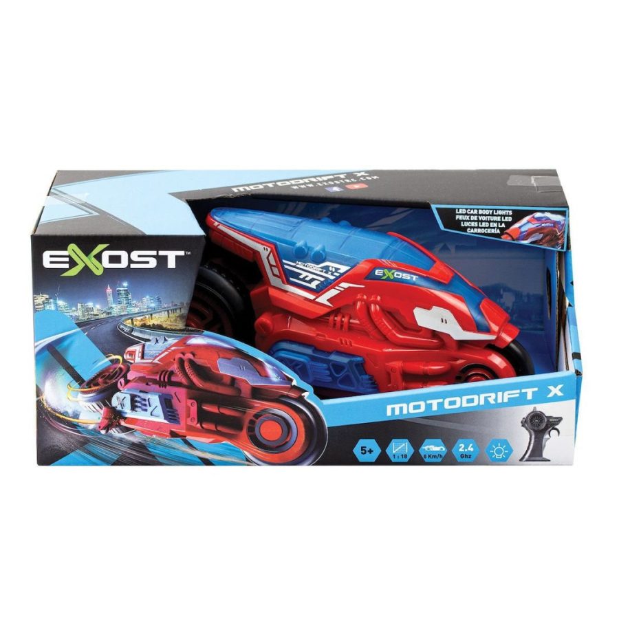 AS Silverlit Exost Τηλεκατευθυνόμενη Μηχανή Motordrift - X 1:18 (7530-20288)