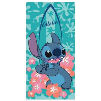 AyMax Πετσέτα LILO & STITCH - Aloha Flower - Beach Towel 100% Polyester - 70x140cm