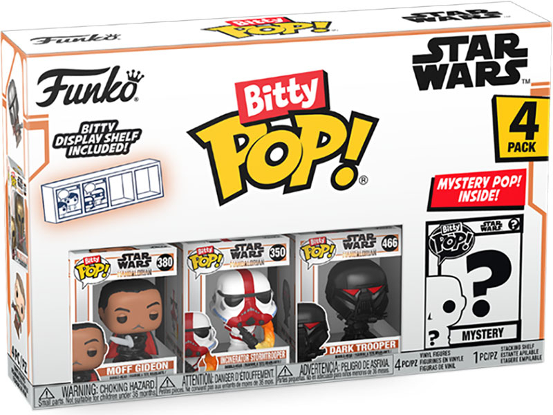 Funko Bitty POP! Disney: Star Wars - Moff Gideon, Incinerator Stormtrooper, Dark Trooper & Chase Mystery 4-Pack Φιγούρες
