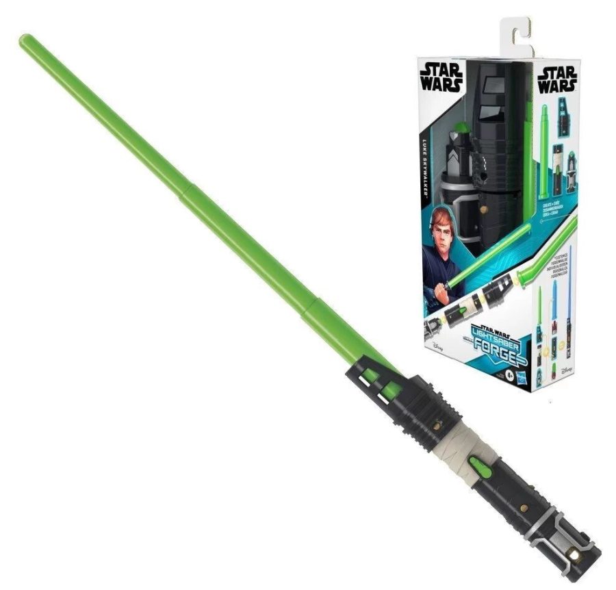 Hasbro Disney: Star Wars Lightsaber Forge - Luke Skywalker Extendable Green Lightsaber (F7419)