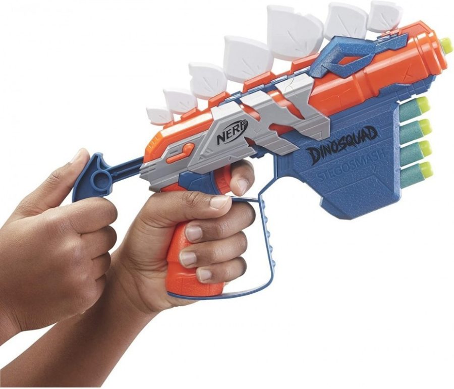 Hasbro Nerf: Dinosquad Stego-Smash Dart Blaster (F0805)