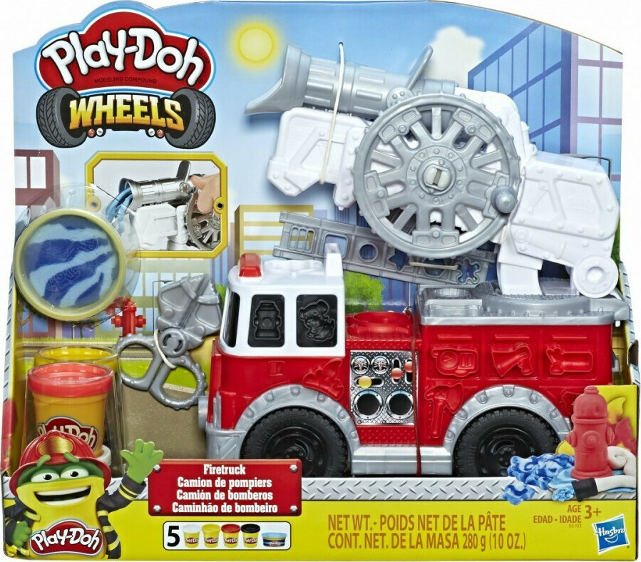 Hasbro Play-Doh Firetruck (E6103) Πλαστελίνες