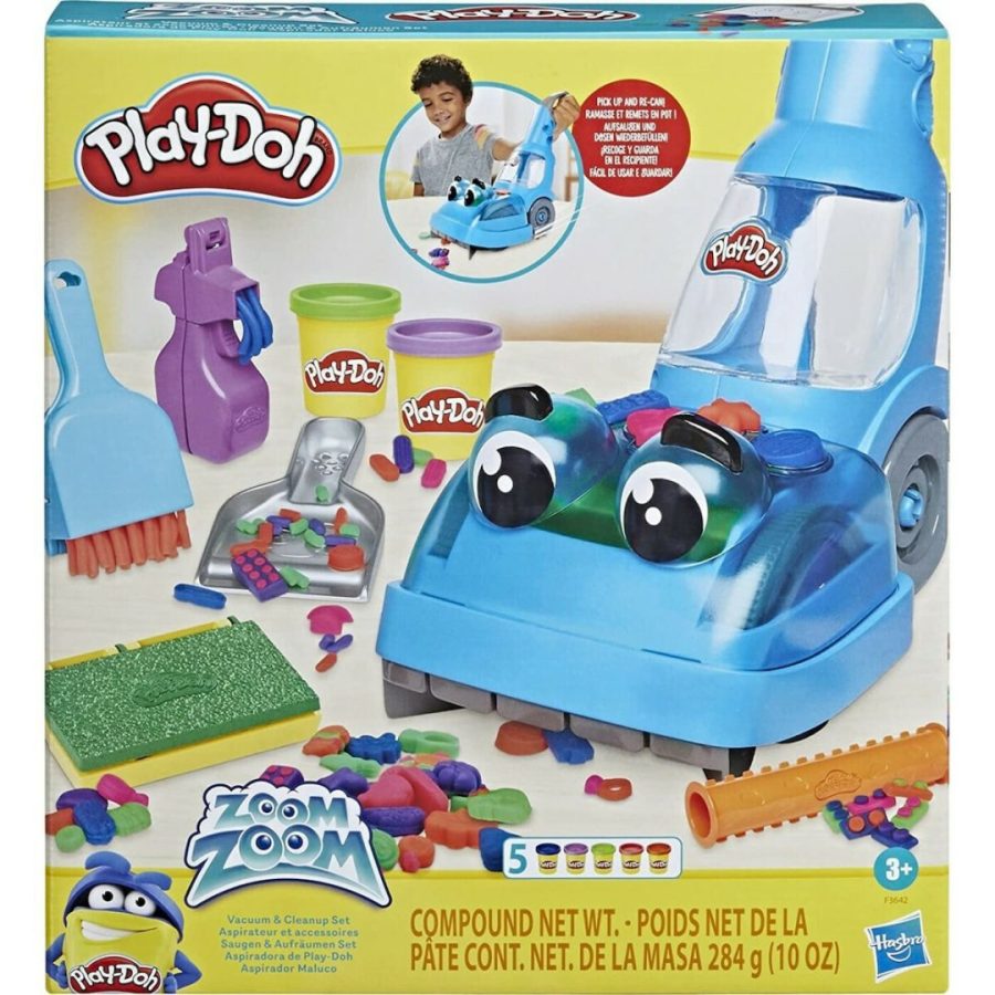 Hasbro Play-Doh: Zoom Zoom - Vacuum & Cleanup Set (F3642) Πλαστελίνες