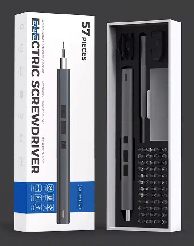 KINGSDUN σετ ηλεκτρικό κατσαβίδι KS-882057 με LED φακό, 350mAh, 57 σε 1