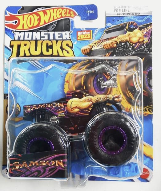 Mattel Hot Wheels Monster Trucks - Samson Die-Cast Vehicle (HTM48)