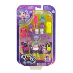 Mattel Polly Pocket: Medium Pack - Morning Walk Doll with Pet (HKV94)