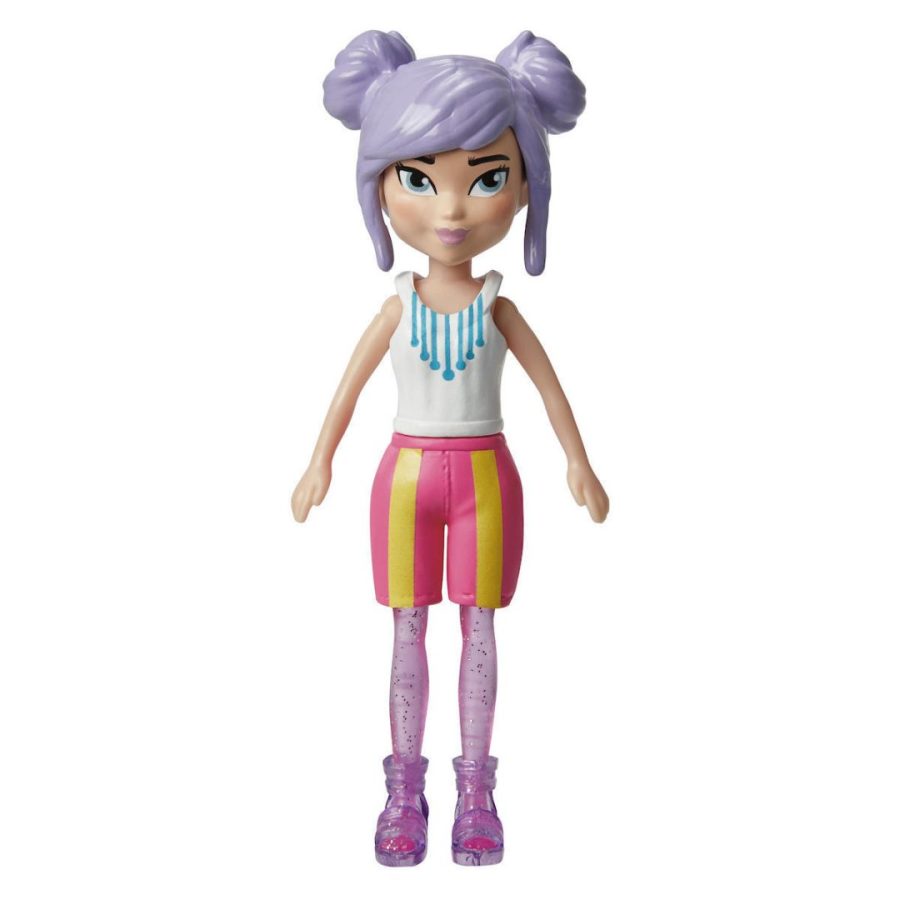 Mattel Polly Pocket: Medium Pack - Morning Walk Doll with Pet (HKV94)